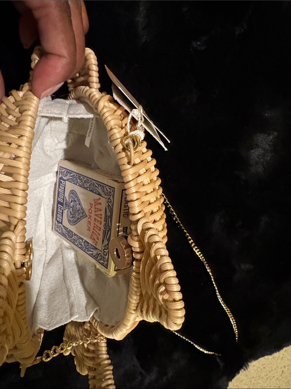 Tommy Bahama 3-D Woven Fish Crossbody - Picture 8 of 8